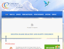 Tablet Screenshot of chicagopedsclinic.com